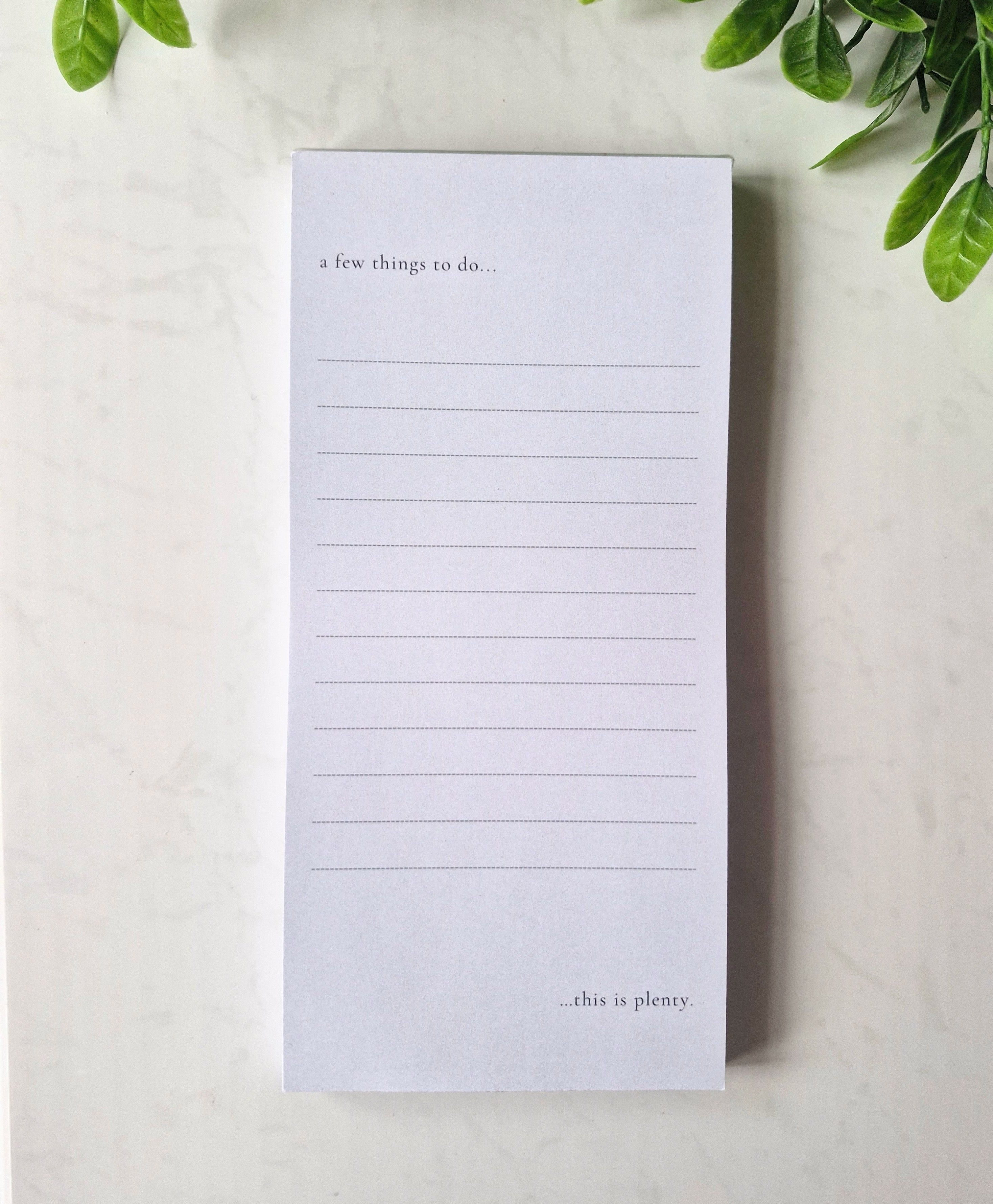 a to do list without the overwhelm